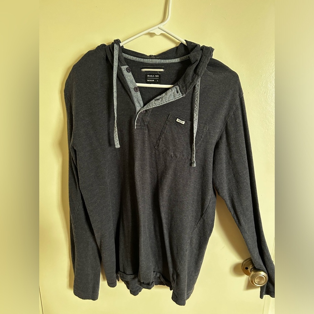 RVCA Hooded Long Sleeve